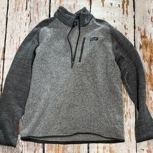 Patagonia Heather Gray Fleece Jacket